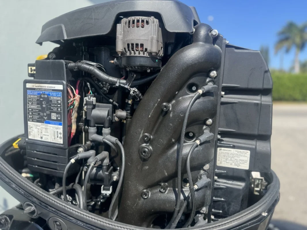 2022 Mercury 150HP Four Stroke Outboard Motor – 25” Shaft – Only 538 Hours