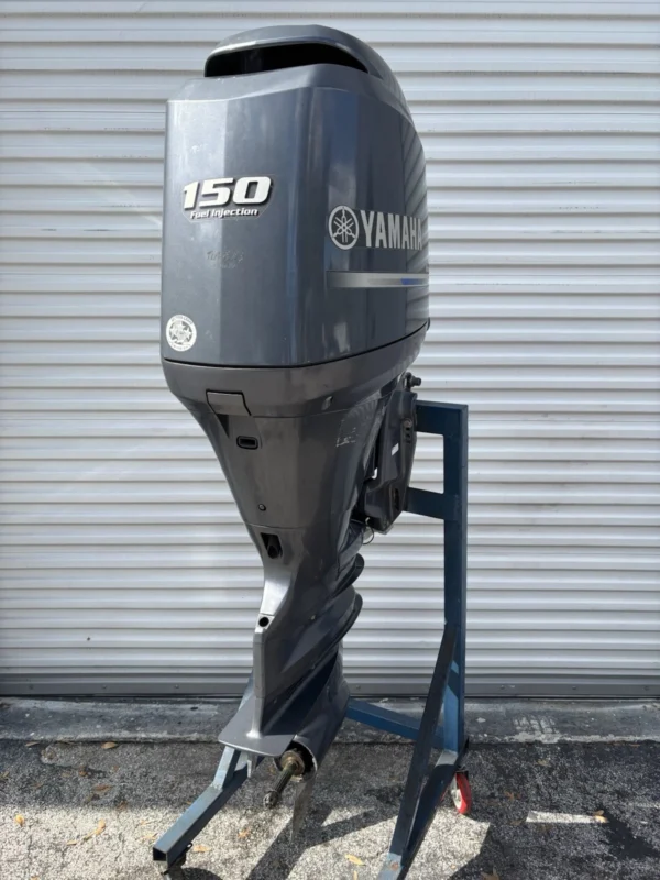 Used 2014 Yamaha F150XA 150 HP 4-Stroke Outboard Motor – 25″ (X) Shaft – 208 Hours