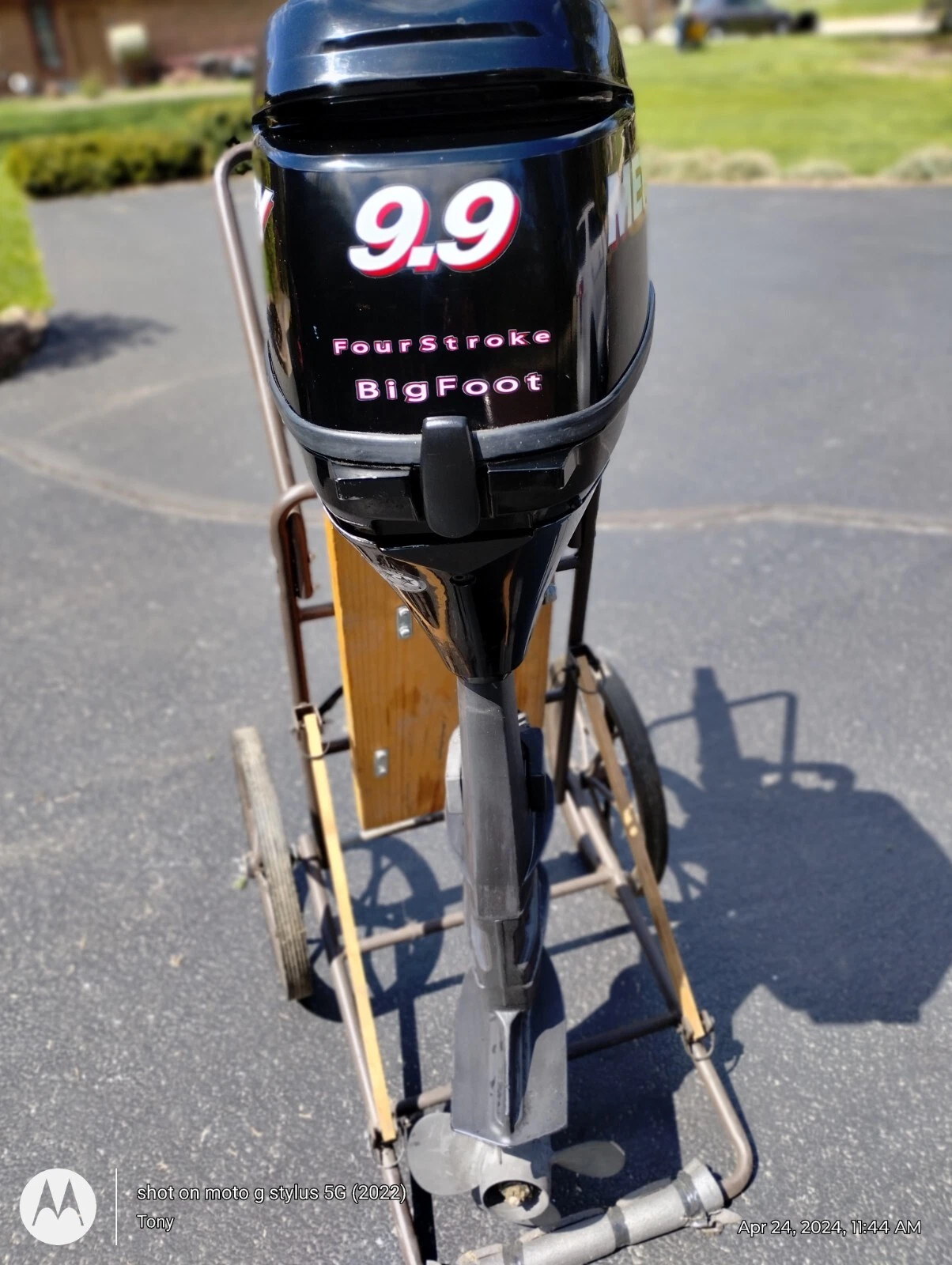 Mercury 9.9HP, Mercury 9.9 4 stroke, Mercury small outboard, used Mercury outboard motor, Mercury fishing motor, Mercury 1F10361FK, 9.9hp boat engine, Mercury kicker motor, small boat motor
