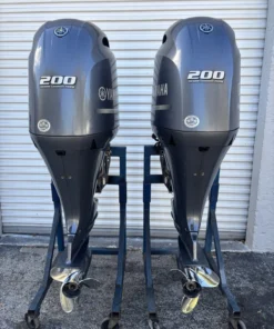 Yamaha F200XCA 200HP outboard motor pair
