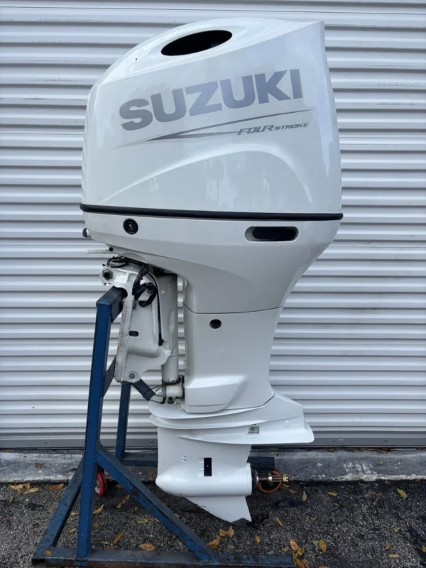 Used 2024 Suzuki DF150A 150 HP 4-Stroke Outboard Motor – 25″ (X) Shaft – Factory Warranty