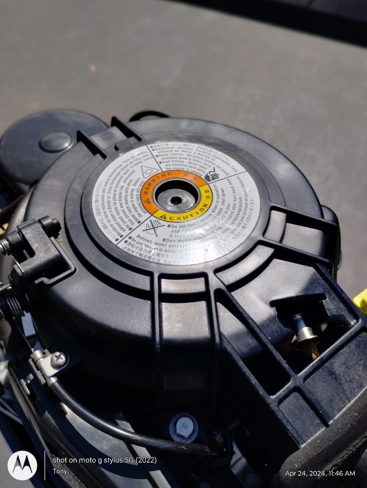 Mercury 9.9HP 4-Stroke Outboard Motor – 1F10361FK – Used - Image 12