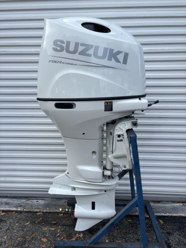 Used 2024 Suzuki DF150A 150 HP 4-Stroke Outboard Motor – 25″ (X) Shaft – Factory Warranty