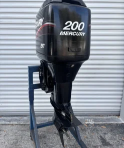 2003 Mercury 200L EFI 200HP Outboard Motor – 20” Shaft – Freshwater – New Powerhead
