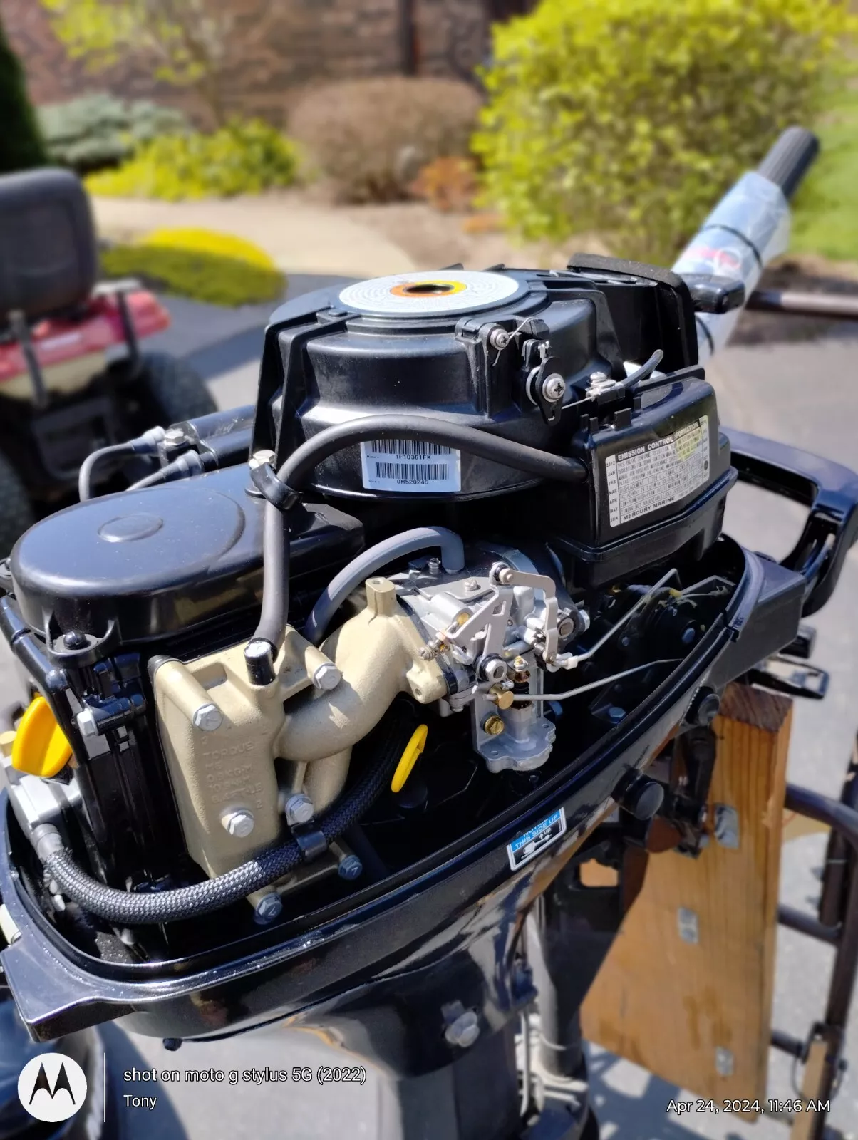 Mercury 9.9HP, Mercury 9.9 4 stroke, Mercury small outboard, used Mercury outboard motor, Mercury fishing motor, Mercury 1F10361FK, 9.9hp boat engine, Mercury kicker motor, small boat motor
