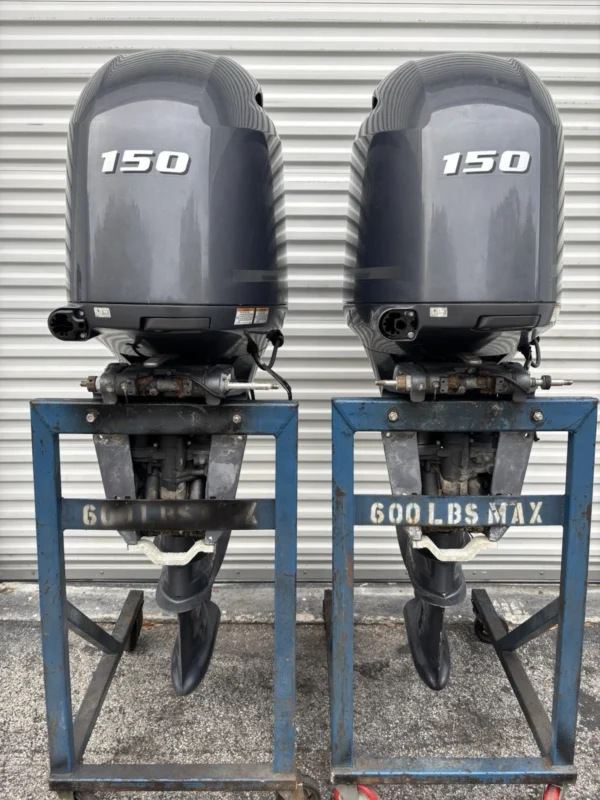 Used 2018 Yamaha LF150XB 150 HP 4-Stroke Outboard Motor – 25″ (X) Shaft – Ready to Mount and Run