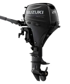 Suzuki DF20AS5 20HP 4-Stroke Outboard Motor – 15” Shaft – Tiller – New