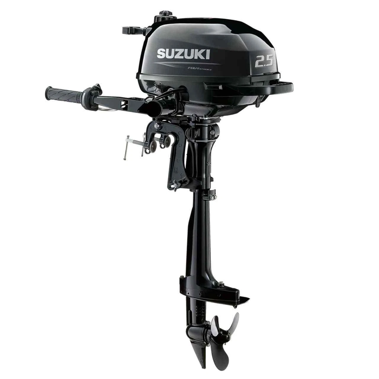 Suzuki DF2.5S5 2.5HP 4-Stroke Outboard Motor – Portable Tiller – New