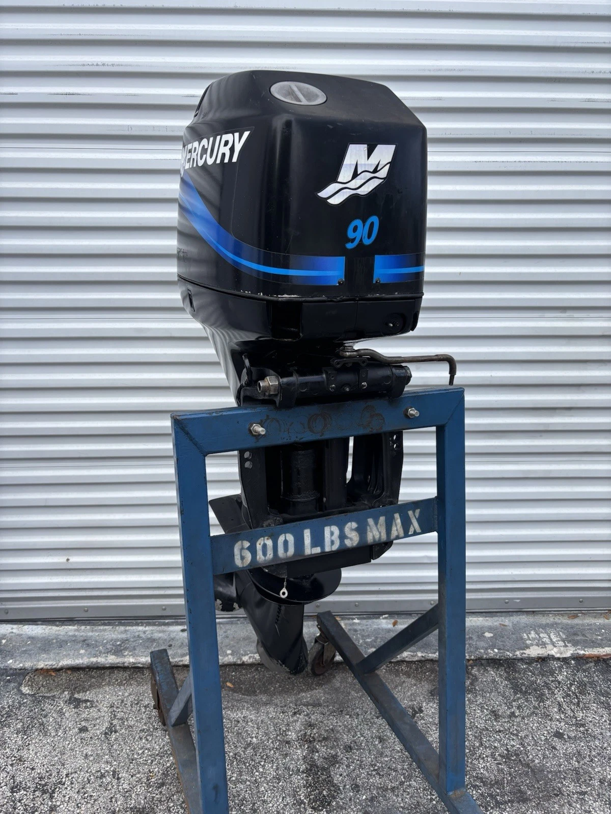 1999 Mercury 90ELPTO 90HP Outboard Motor – 20” Shaft – 488 Hours - Image 2