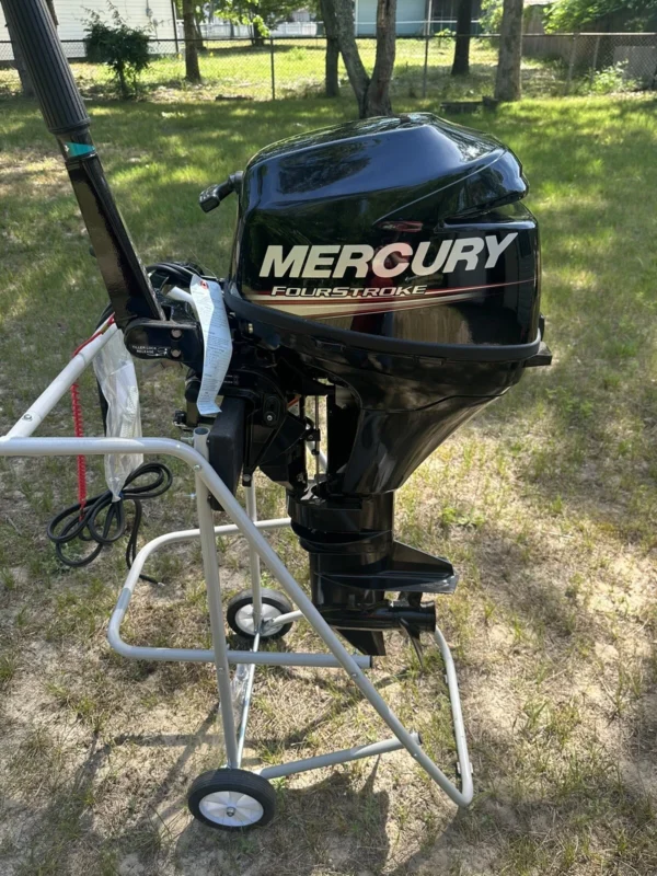 Mercury 9.9HP FourStroke Outboard Motor – 4-Stroke Tiller Boat Engine