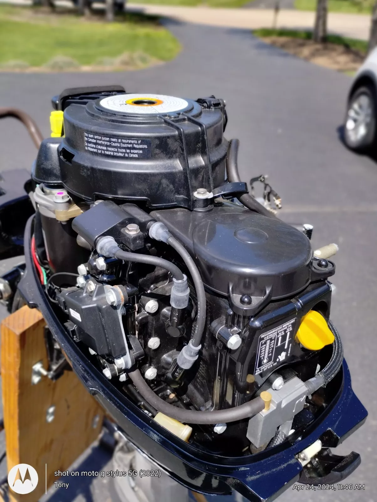 Mercury 9.9HP 4-Stroke Outboard Motor – 1F10361FK – Used - Image 7