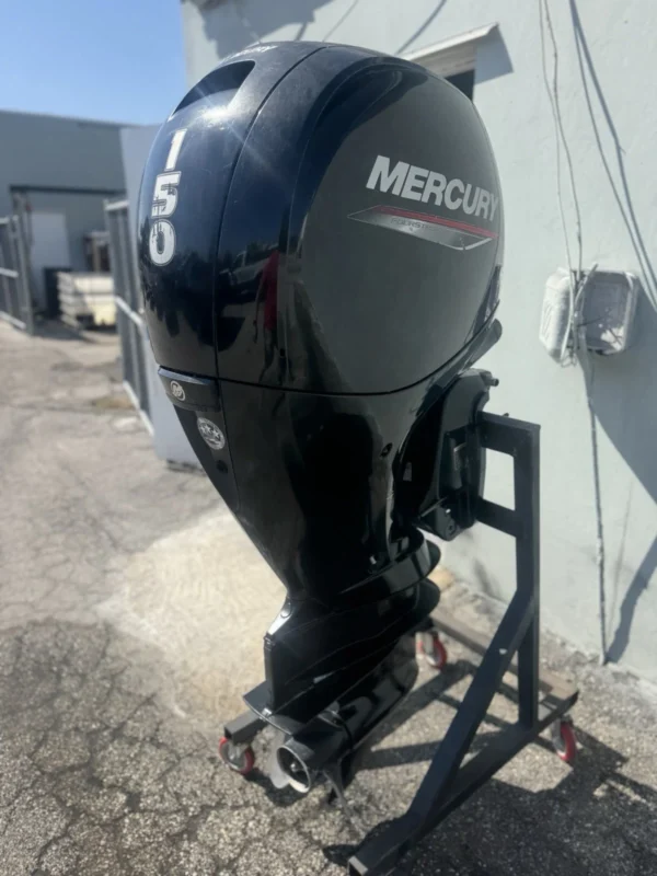 2022 Mercury 150HP Four Stroke Outboard Motor – 25” Shaft – Only 538 Hours