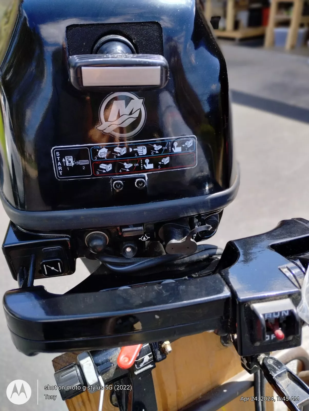 Mercury 9.9HP, Mercury 9.9 4 stroke, Mercury small outboard, used Mercury outboard motor, Mercury fishing motor, Mercury 1F10361FK, 9.9hp boat engine, Mercury kicker motor, small boat motor