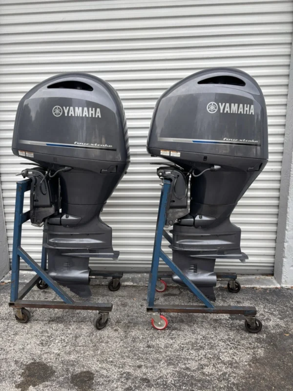 Used 2018 Yamaha LF150XB 150 HP 4-Stroke Outboard Motor – 25″ (X) Shaft – Ready to Mount and Run