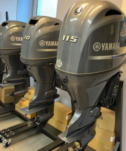 Yamaha F115 LB 115HP Long Shaft EFI Outboard Motor – 2024 New | Remote Control, Gauge & Propeller
