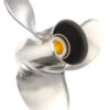 New 40-50 HP Solas Saturn Stainless Propeller 4 Stroke, 3 1/4" Hub, 13 Tooth Spline