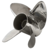 New OEM BRP / Rx4 4-Blade Standard Rotation Stainless Steel Outboard Propeller