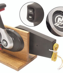 New OEM Mercury Outboard Panel Mount Control Box Assembly w/ Trim Switch & 4' Harness OEM # 883710A03