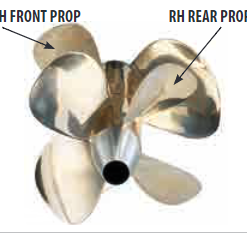 New OEM Volvo Penta Nibral Propeller Duoprop "G" Series, Rubber Hub