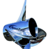 New Turning Point Speed Zone Max 3, 14.8" x 23-25" Outboard Stainless Propeller