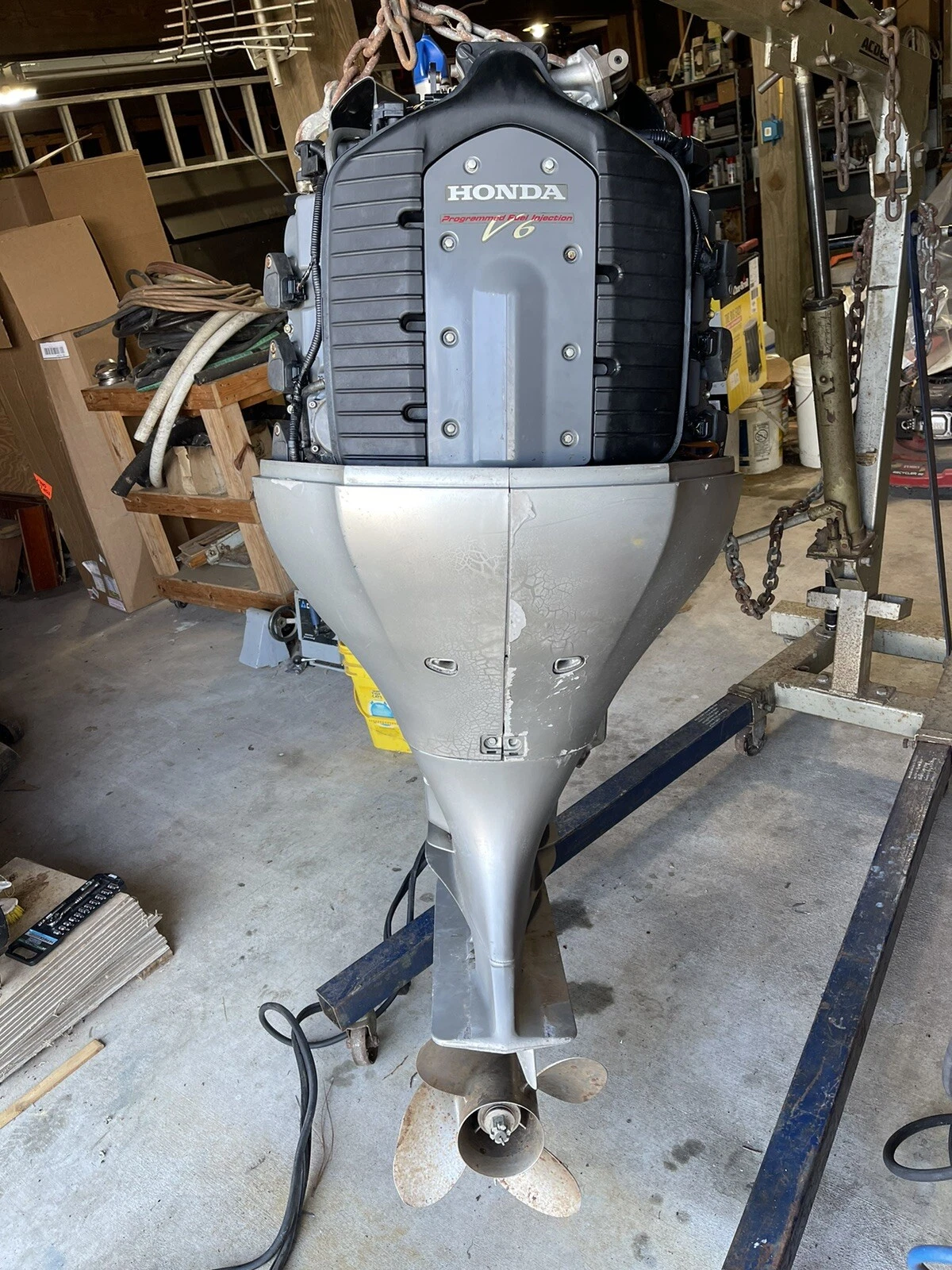 Honda 200HP 4-Stroke Outboard Motor – Used - Image 3