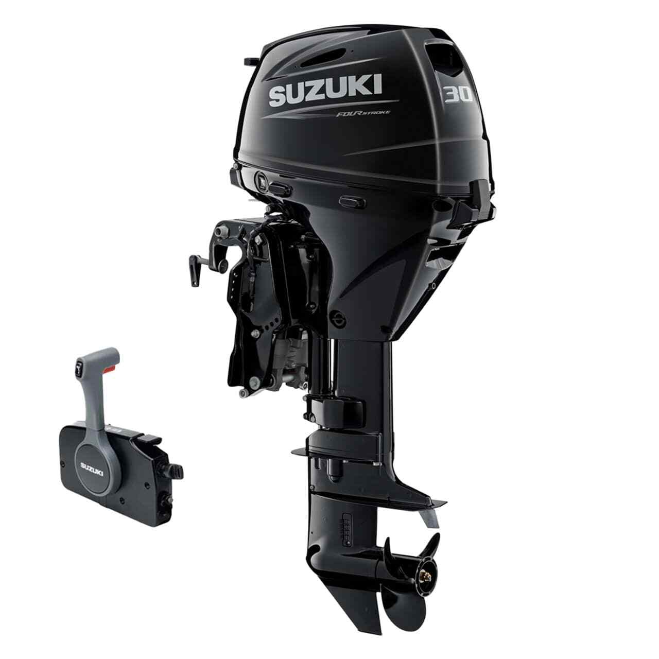 Suzuki DF30ATL5 30HP 4-Stroke Outboard Motor – 20” Long Shaft | Remote Steering