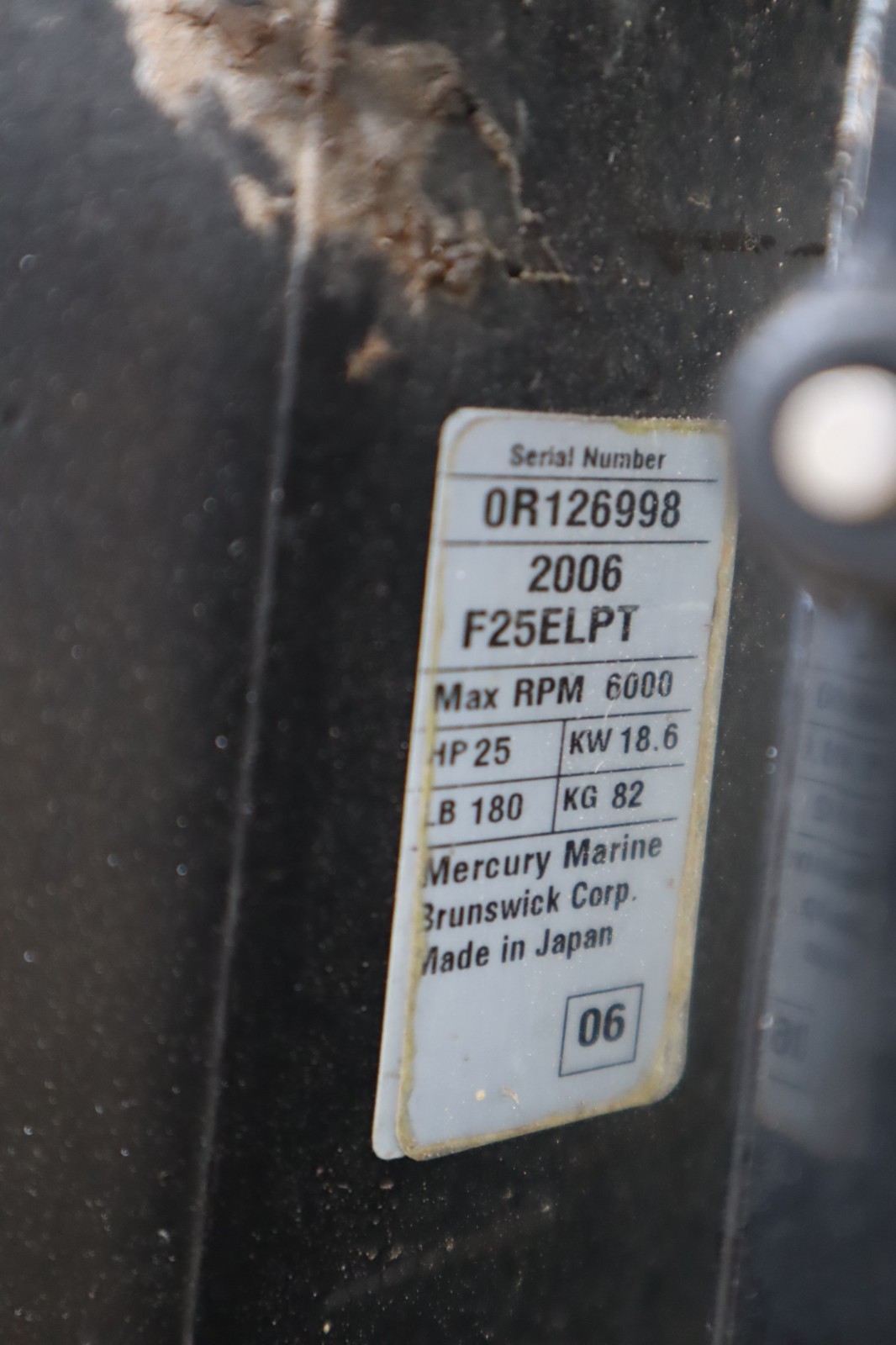 Used 2006 Mercury 25 HP EFI 4-Stroke Outboard Motor F25ELPT – 20” Shaft | Free Shipping USA - Image 9