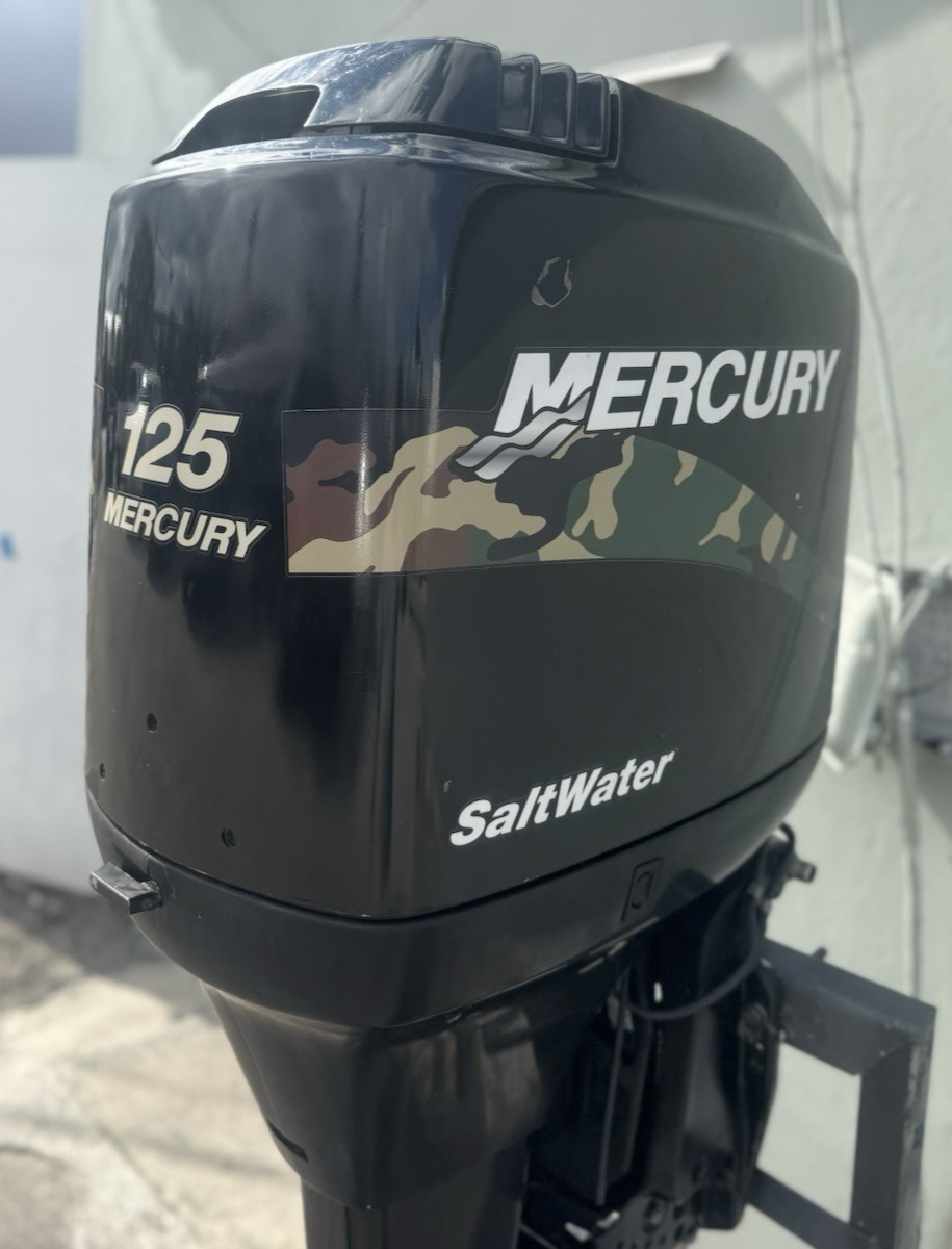 2004 Mercury 125HP 2-Stroke Outboard Motor – 20” Shaft | 437 Hours | Power Trim - Image 8