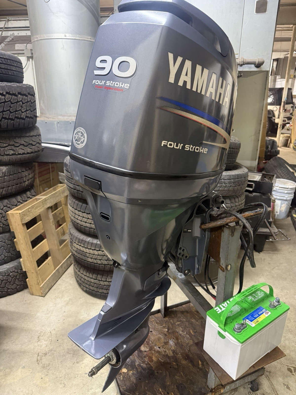 2005 Yamaha 90HP F90TLRD 4-Stroke Outboard Motor – 20” Shaft | 359 Hours | Freshwater