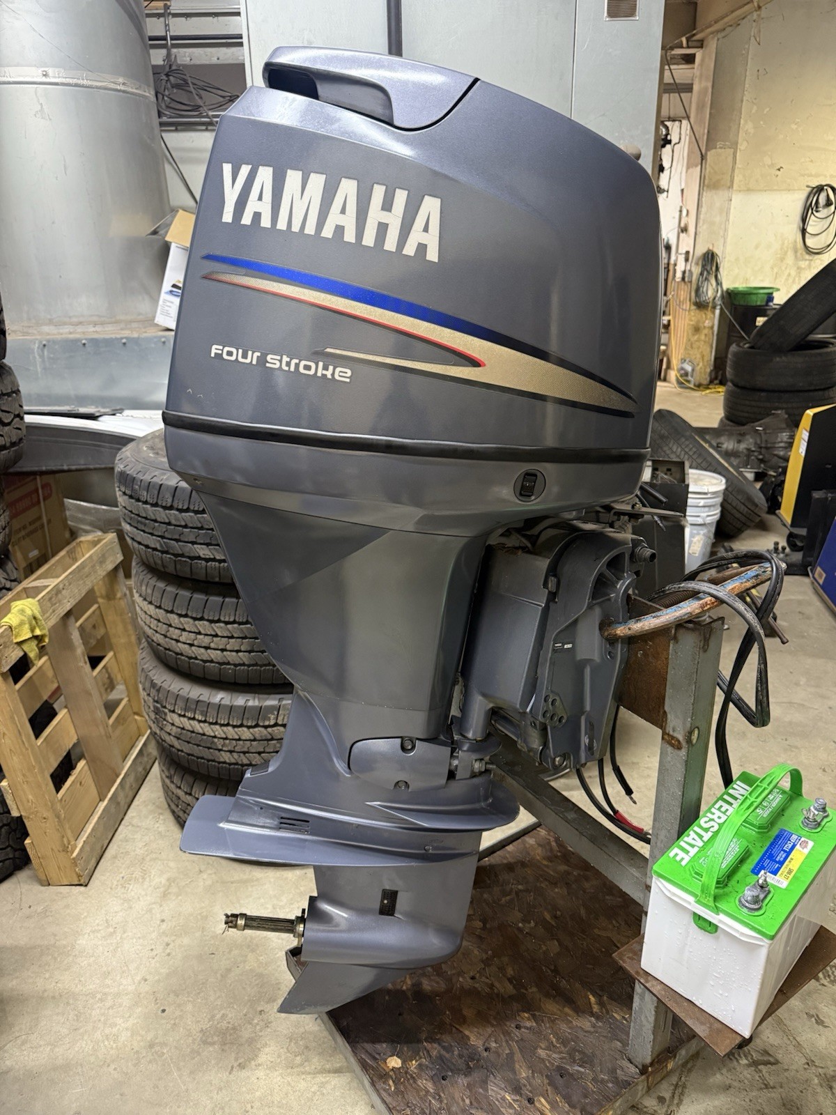 2005 Yamaha 90HP F90TLRD 4-Stroke Outboard Motor – 20” Shaft | 359 Hours | Freshwater - Image 2