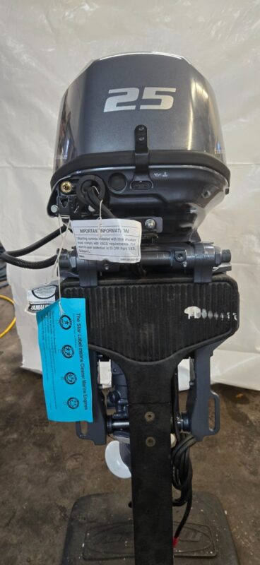 2025 Yamaha F25LC 25HP Outboard Motor – 20” Shaft Electric Start | Brand New