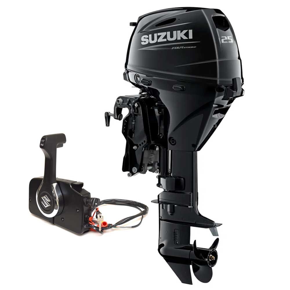 Suzuki DF25ATL5 25HP 4-Stroke Outboard Motor – 20” Shaft | EFI | Remote Control