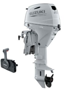 Suzuki DF25ATLW5 25HP 4-Stroke Outboard Motor – 20” Long Shaft | EFI | Power Tilt