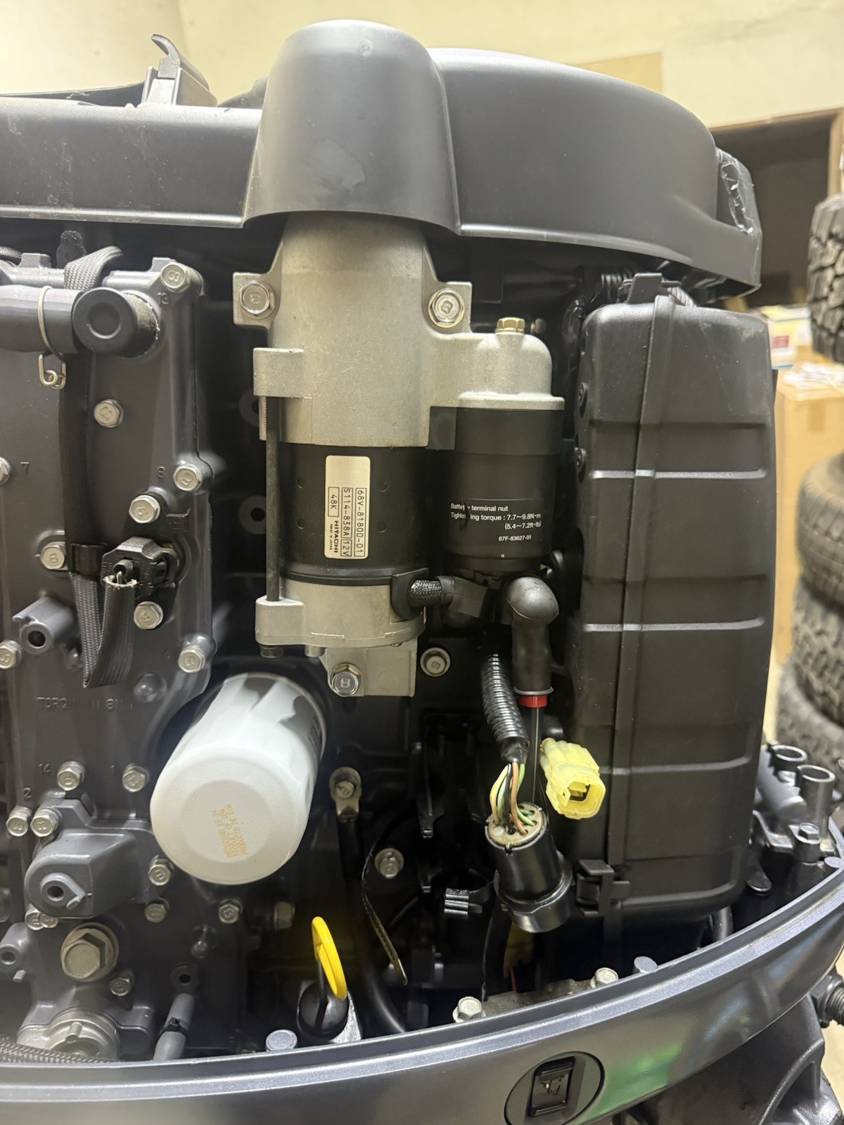 2005 Yamaha 90HP F90TLRD 4-Stroke Outboard Motor – 20” Shaft | 359 Hours | Freshwater - Image 11