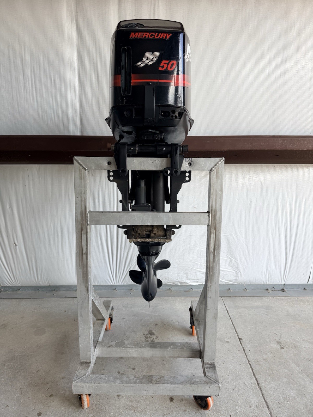 2001 Mercury 50HP 2-Stroke Outboard Motor 50ELPTO – 20” Shaft | Power Trim - Image 4