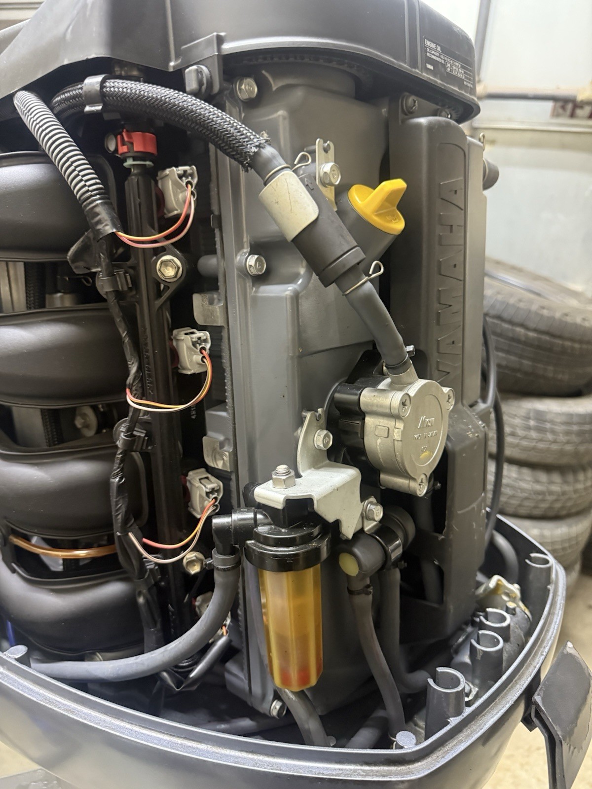 2005 Yamaha 90HP F90TLRD 4-Stroke Outboard Motor – 20” Shaft | 359 Hours | Freshwater - Image 8