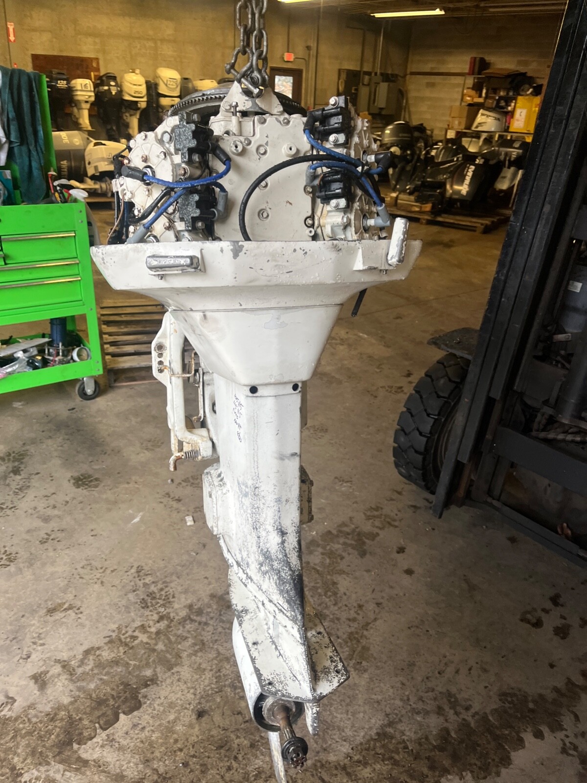 1985 Johnson 90 hp Carb 2-Stroke 20" Outboard Boat Motor Evinrude v4