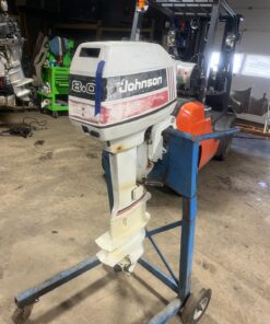1991 Johnson 8 hp Tiller Evinrude OMC Outboard Boat Motor Engine 20
