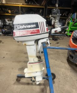 1991 Johnson 8 hp Tiller Evinrude OMC Outboard Boat Motor Engine 20" 2-Stroke