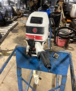 1991 Johnson 8 hp Tiller Evinrude OMC Outboard Boat Motor Engine 20