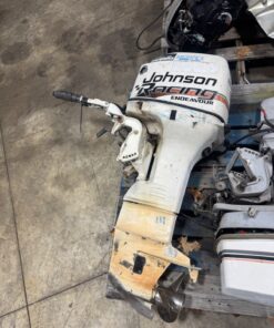 ~1995 Johnson 50 hp Tiller Evinrude OMC Outboard Boat Motor Engine 20" 2-Stroke