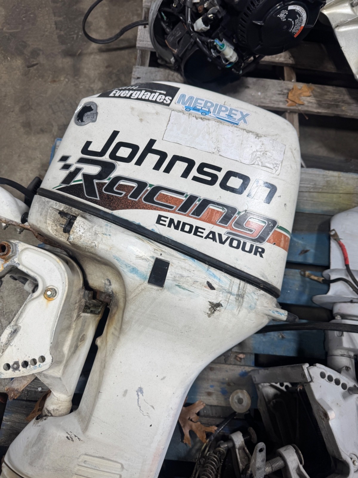 ~1995 Johnson 50 hp Tiller Evinrude OMC Outboard Boat Motor Engine 20" 2-Stroke