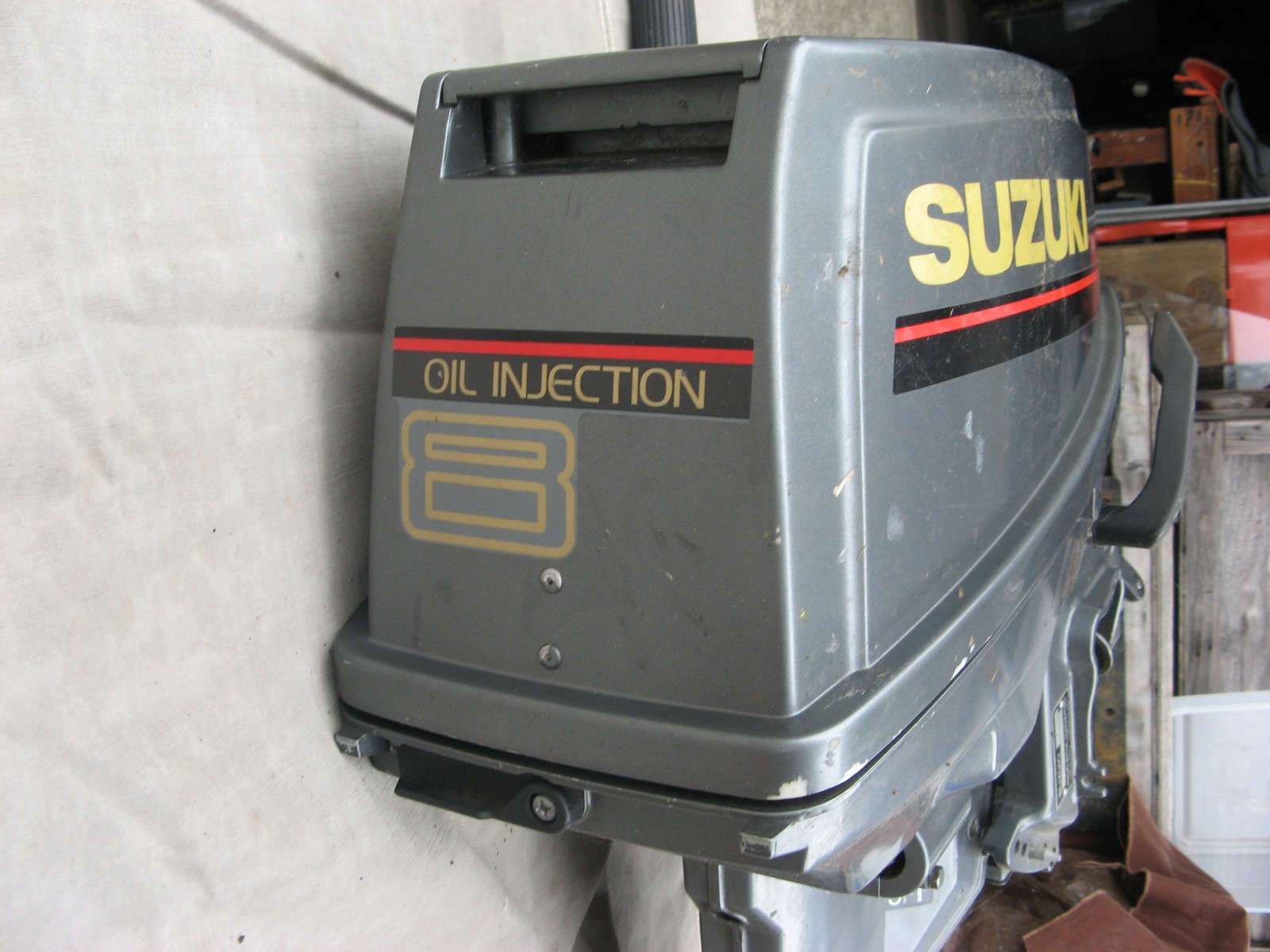 1996 SUZUKI 8hp DT8C OUTBOARD MOTOR Oil Injection 2 Stroke Long Shaft