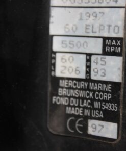 1997 Mercury / TRACKER 60 ELPTO Outboard Two Stroke (GOOD CONDITION)