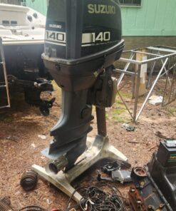 1997 suzuki outboard motor the color is black 140 horse power runs smooth