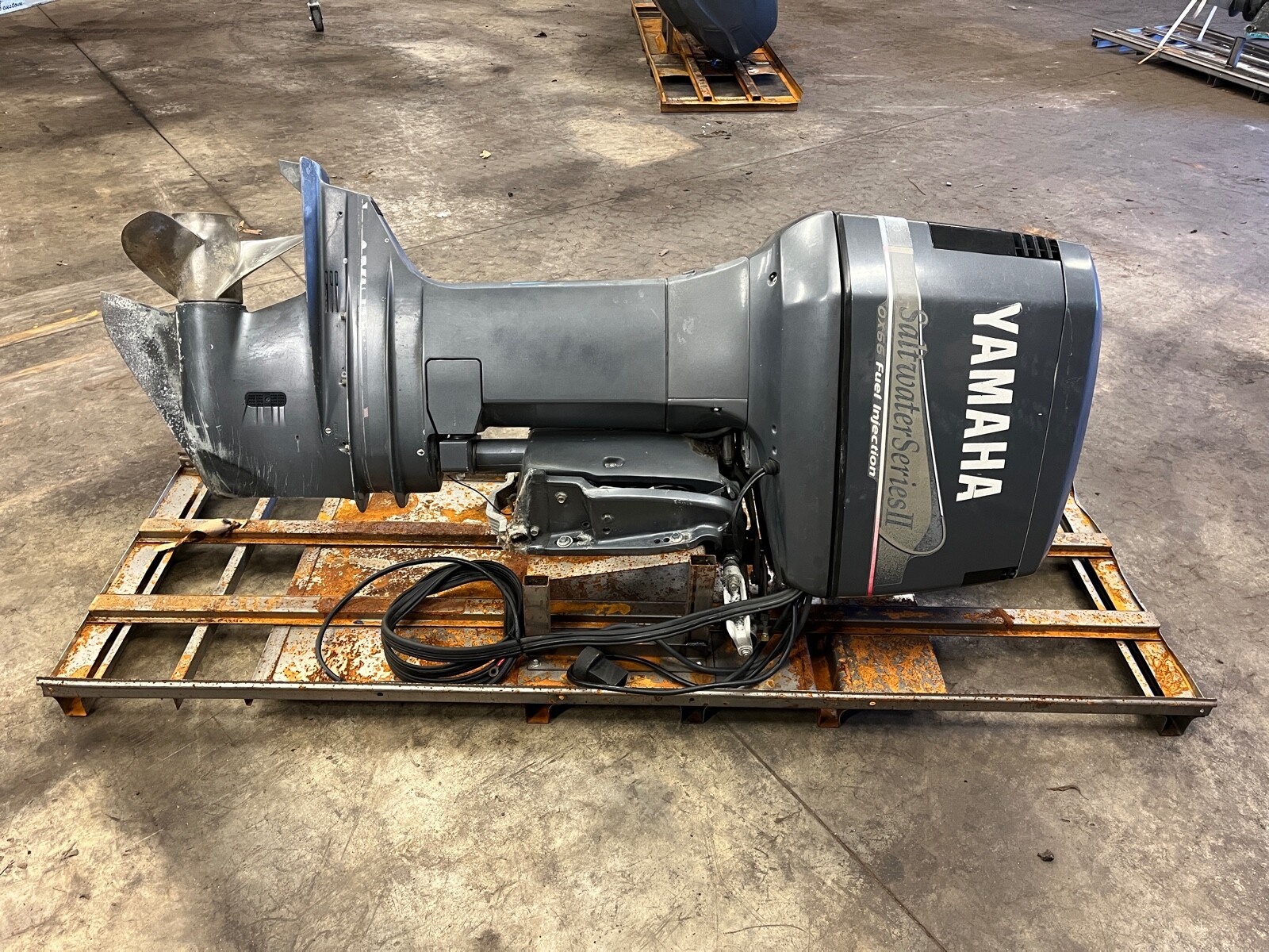 1997 Yamaha 225 Saltwater Series II OX66 2-Stroke 30" Outboard Boat Motor Engine