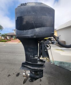1998 225hp 2 Stroke Mercury Outboard Engine Runs Includes Prop And Some Rigging