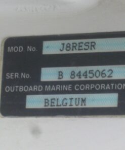 1998 8 HP Johnson Outboard Motor Runs Great