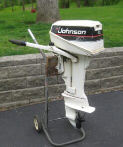 1998 8 HP Johnson Outboard Motor Runs Great