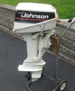 1998 8 HP Johnson Outboard Motor Runs Great